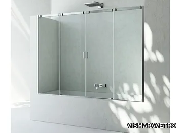 B4 - Sliding glass bathtub wall panel _ VISMARAVETRO