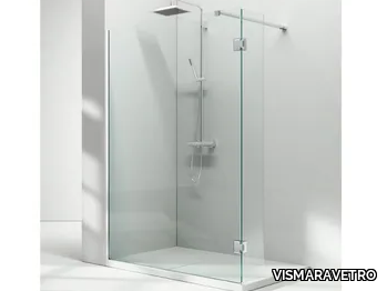 SK-IN SK+SY - Corner custom crystal Walk in shower _ VISMARAVETRO