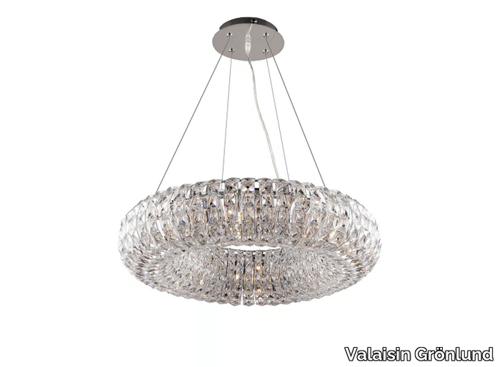 FIORANO - LED pendant lamp with crystals _ Valaisin Grönlund