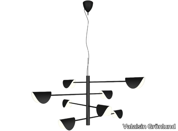 VESKA 8 - Metal pendant lamp _ Valaisin Grönlund