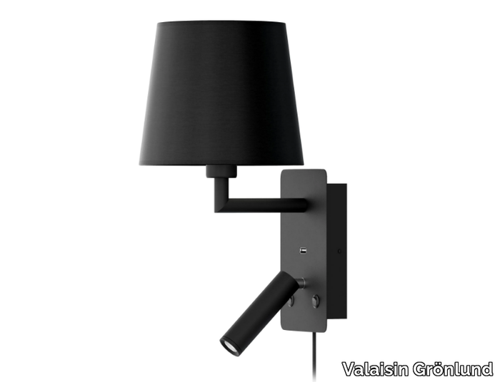 DENVER USB - Adjustable metal reading lamp with USB _ Valaisin Grönlund