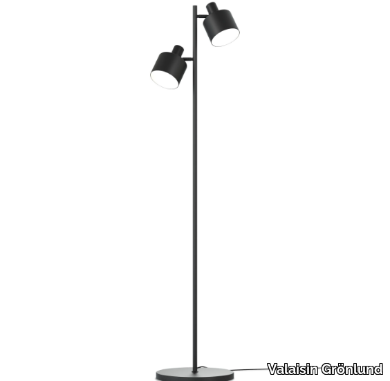 HOOD - Adjustable reading metal floor lamp _ Valaisin Grönlund