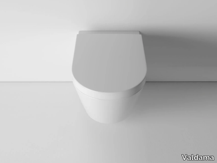 IL - Wall-hung ceramic toilet _ Valdama