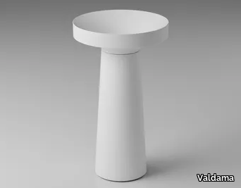 OCCHIO - Freestanding round ceramic washbasin _ Valdama