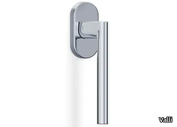 H1046 T NAIS - Brass window handle on rose _ Valli