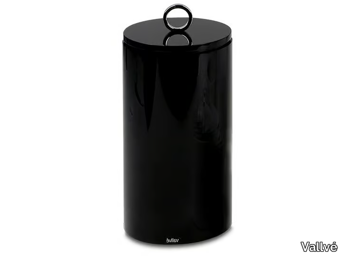 CYLINDRIC - Resin bathroom waste bin _ Vallvé