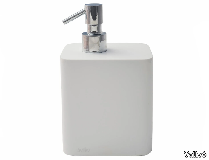 SET - Resin Bathroom soap dispenser _ Vallvé