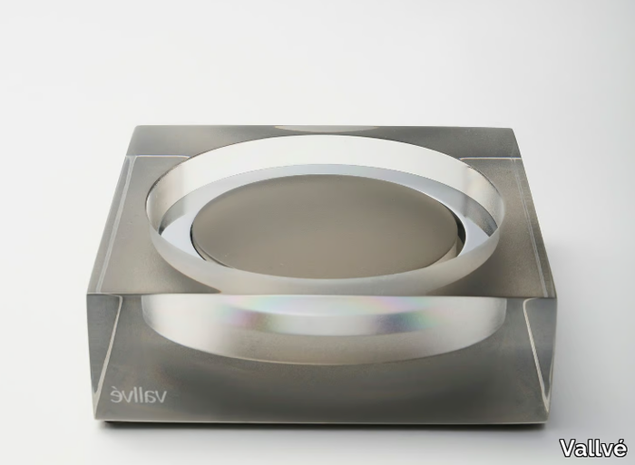 PLATINUM GLOSS - Resin soap dish _ Vallvé