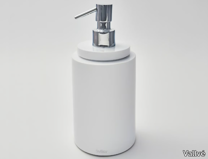 ROLL - Resin Bathroom soap dispenser _ Vallvé