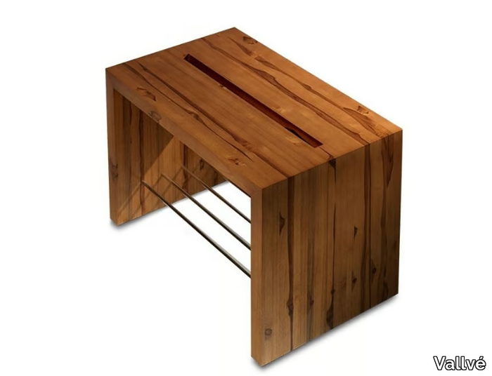 TEKA - Wooden bathroom stool _ Vallvé