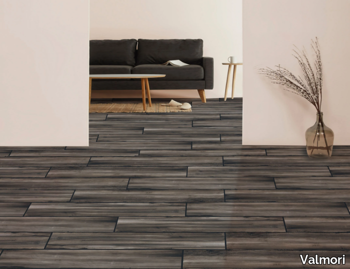 TRILOGY WOOD - Porcelain stoneware wall/floor tiles with wood effect _ Valmori