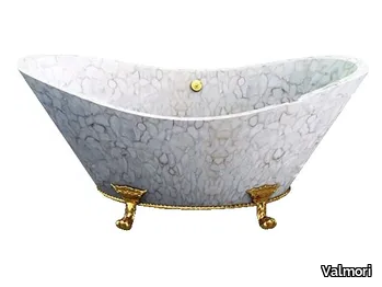 POLAR - Freestanding stone bathtub _ Valmori