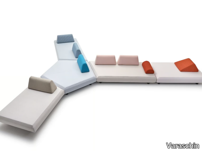 BENTO - Modular sectional fabric sofa _ Varaschin