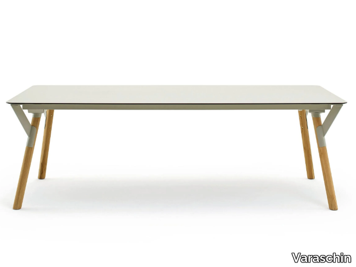 LINK - Rectangular HPL garden table _ Varaschin