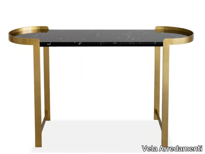 CONSOLLE - Oval iron console table _ Vela Arredamenti