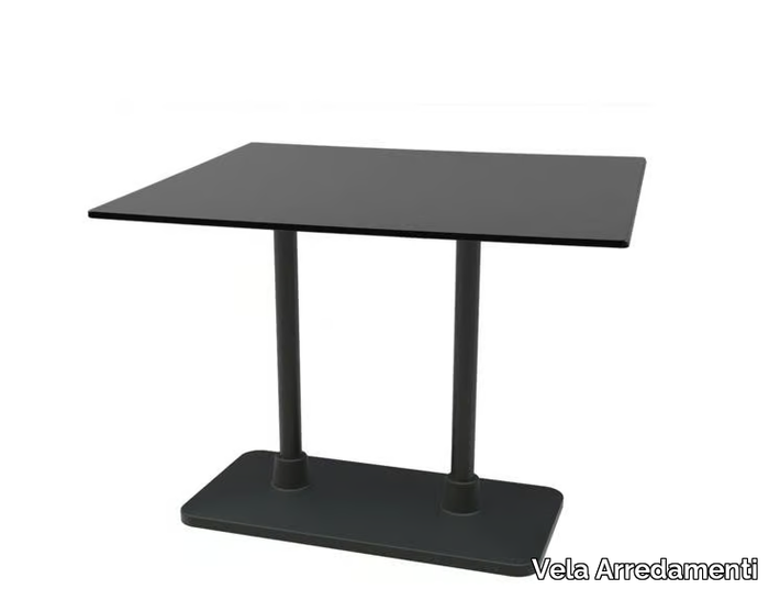 PRIME-84-2 - Rectangular cast iron table _ Vela Arredamenti