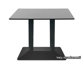 BAGRA 84 - Rectangular metal table _ Vela Arredamenti