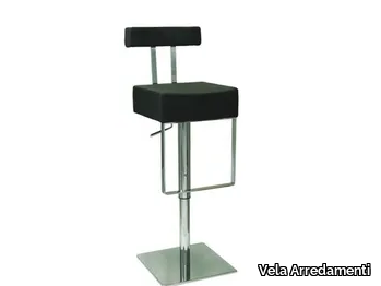 SG074GCRGL - Eco-leather stool height-adjustable _ Vela Arredamenti