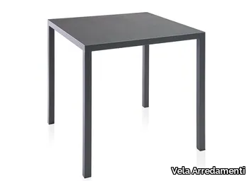 IRON - Square metal table _ Vela Arredamenti