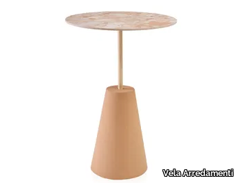 JAR CONCRETE PLUS - Round cement table _ Vela Arredamenti