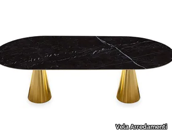 JAR - Oval steel table _ Vela Arredamenti