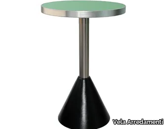 CLESSIDRA-TV - Round cast iron table _ Vela Arredamenti