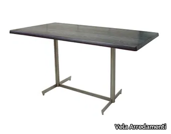 CLIF-6-X - Rectangular stainless steel table _ Vela Arredamenti