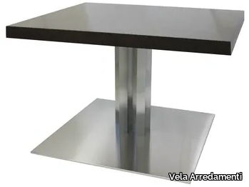 SLIM-96-4-X - Square stainless steel table _ Vela Arredamenti