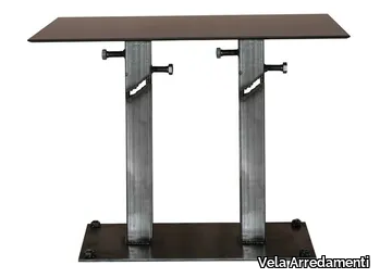 FRANKIE-84-2 - Steel contract table _ Vela Arredamenti