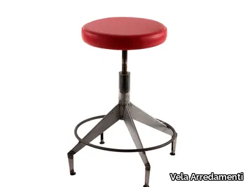 SHUTTLE - Upholstered barstool height-adjustable _ Vela Arredamenti