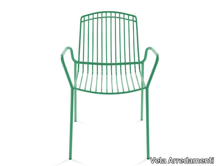 SPRING - Chair with armrests _ Vela Arredamenti