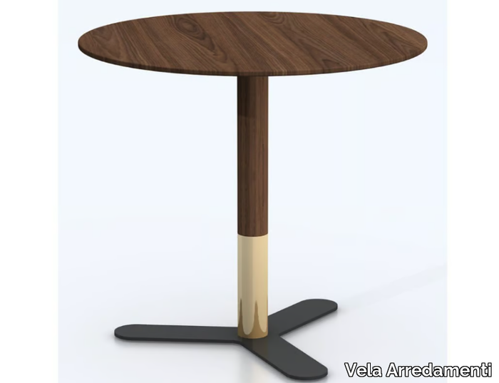 PETALI-BI - Round iron dining table _ Vela Arredamenti