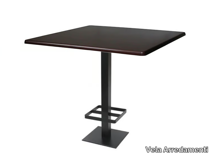 SPRITZ - Square cast iron high table _ Vela Arredamenti