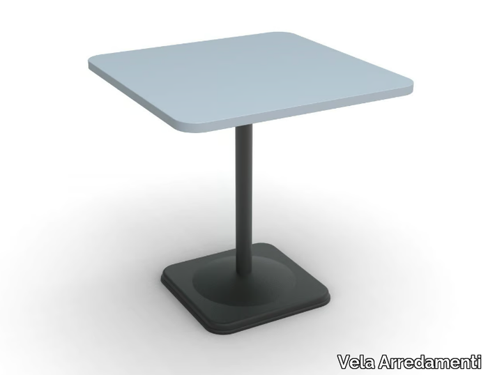 BUBBLE-44 - Square cast iron table _ Vela Arredamenti