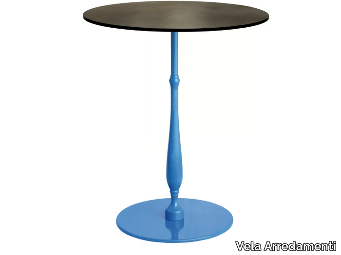 COLOR-LIB-40 - Round cast iron table _ Vela Arredamenti