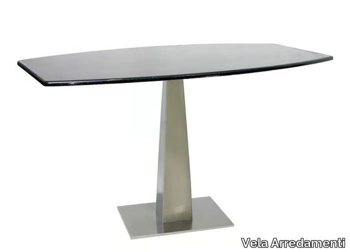 SLIPIRA - Rectangular stainless steel table _ Vela Arredamenti