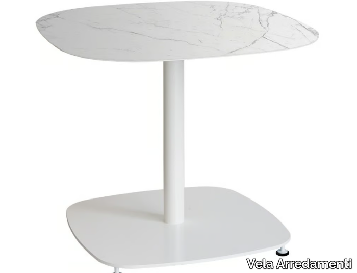 RONDOFEET - Square iron coffee table _ Vela Arredamenti