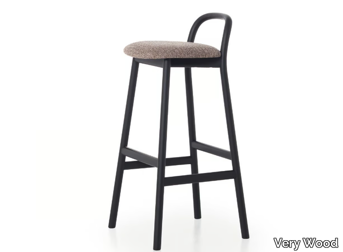 ZANTILAM 16 - High stool with footrest _ Very Wood