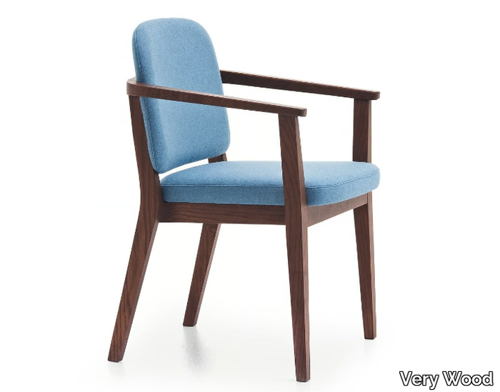 CHELSEA 02 - Chair with armrests _ Very Wood