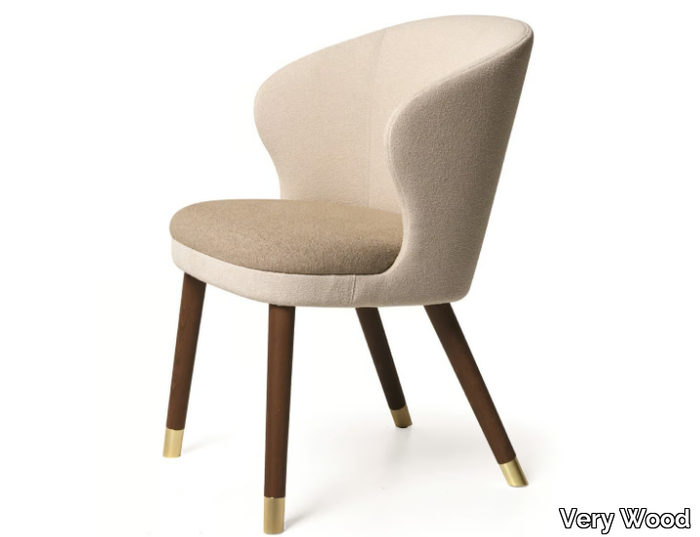 HERITAGE 02 - Upholstered chair with armrests _ Very Wood