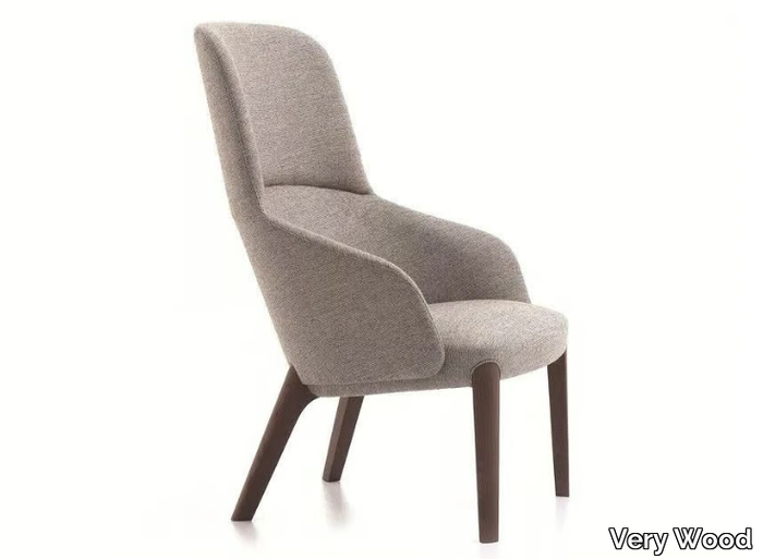 BELLEVUE 08 - Fabric armchair with armrests _ Very Wood