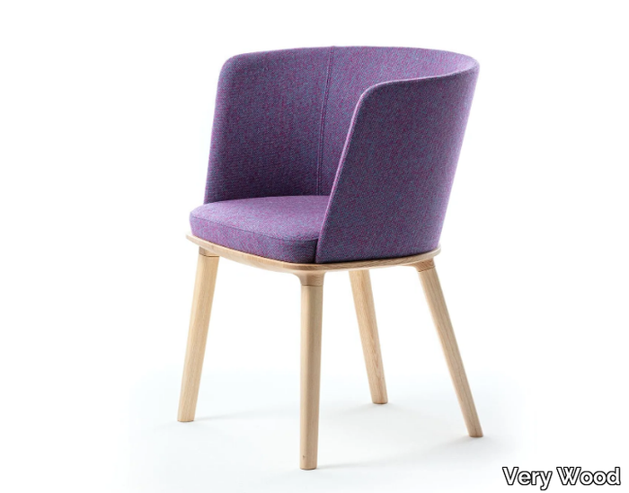 SUNDAY 02 - Fabric chair with armrests _ Very Wood