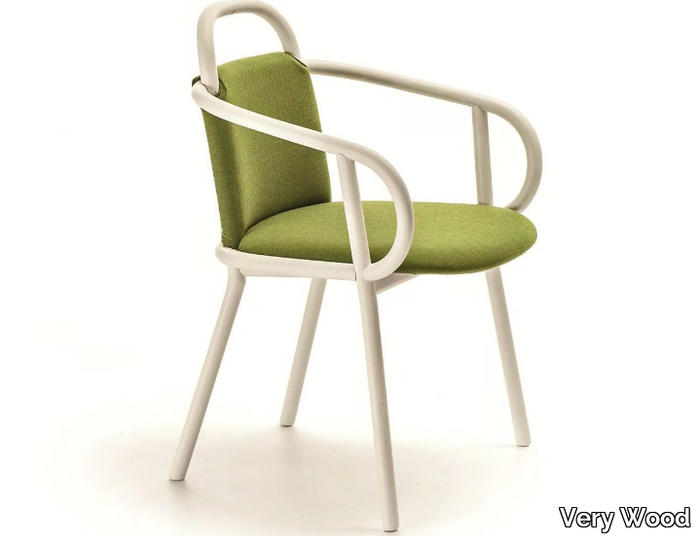 ZANTILAM 02 - Fabric restaurant chair with armrests _ Very Wood