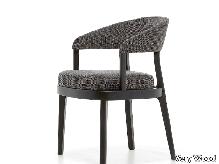 ECLIPSE - Fabric chair with armrests _ Very Wood