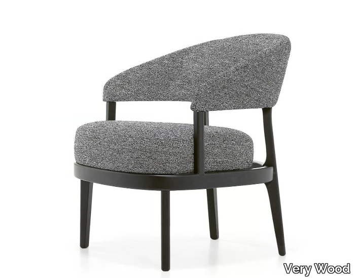 ECLIPSE - Fabric easy chair with armrests _ Very Wood