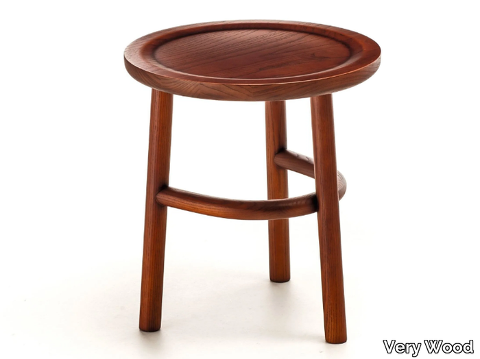 UNAM T02 - Round wooden coffee table _ Very Wood