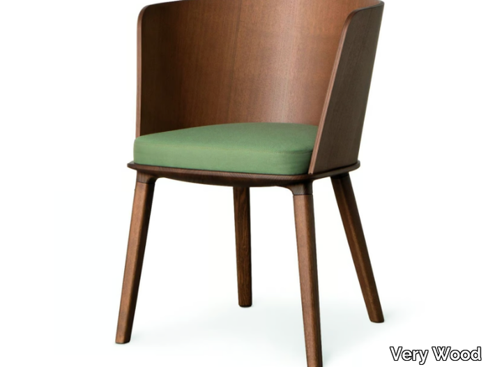 SUNDAY 12 - Wooden chair with integrated cushion _ Very Wood