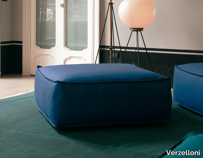 NOE - Fabric pouf with removable lining _ Verzelloni