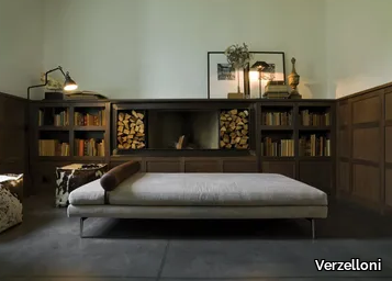 LARSEN - Fabric day bed with removable cover _ Verzelloni