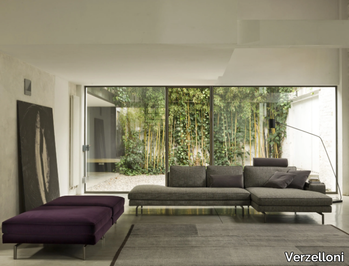 IRVING - Sectional fabric sofa with removable cover _ Verzelloni